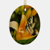 旧世界のアゲハチョウの蝶 セラミックオーナメント (右)