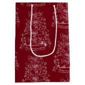 旧世界のクリ伝統的スマス ミディアムペーパーバッグ (裏面)