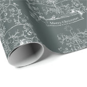 旧世界のクリ伝統的スマス ラッピングペーパー (ロールコーナー)