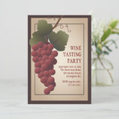 旧世界のトスカナ式のデマのワインの試飲のパーティー 招待状 (スタンド正面)