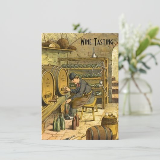 旧世界のワイン試飲パーティの招待状発表 招待状 (スタンド正面)