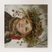 旧世界の冬の子供 ジグソーパズル (横)