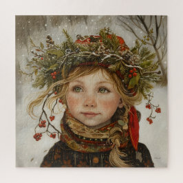 旧世界の冬の子供 ジグソーパズル