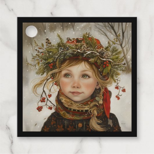 旧世界の冬の子供 フェイバータグ (正面)