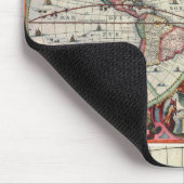 旧世界の地図のマウスパッド マウスパッド (コーナー)