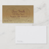 旧世界の地図の名刺 名刺 (正面/裏面)