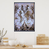 旧世界の地図1 ポスター (キッチン)