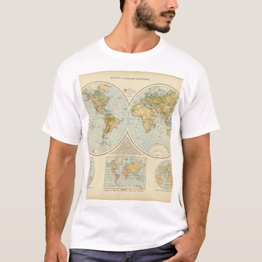 旧世界の地図32 Tシャツ (正面)