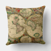 旧世界の地図 クッション (裏面)