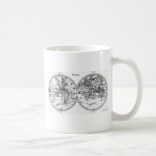 旧世界の地図 コーヒーマグカップ