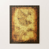 旧世界の地図 ジグソーパズル (縦)