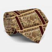 旧世界の地図 ネクタイ (ロール)