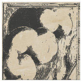 旧世界の地図 ファブリック (クローズアップ)