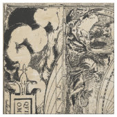 旧世界の地図 ファブリック (見本)