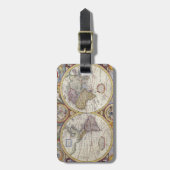 旧世界の地図 ラゲッジタグ (正面縦)