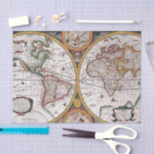 旧世界の地図 薄葉紙 (クラフト)