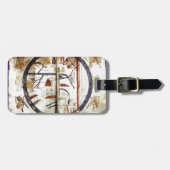 旧世界の地図、12世紀 ラゲッジタグ (正面横)