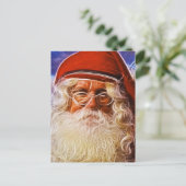 旧世界の父のクリスマスのサンタクロースのポートレート シーズンポストカード (スタンド正面)