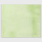 旧世界の緑の羊皮紙の外観パーソナライズされた ラッピングペーパー (フラット)