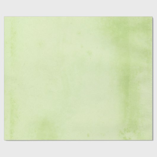 旧世界の緑の羊皮紙の外観パーソナライズされた ラッピングペーパー (フラット)