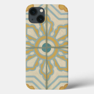 旧世界の装飾的なタイルパターン iPhone 13ケース