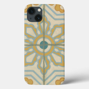 旧世界の装飾的なタイルパターン iPhone 13ケース
