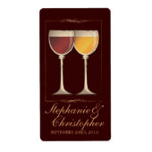 旧世界の赤と白のワイングラスのお気に入りラベル ラベル (正面)