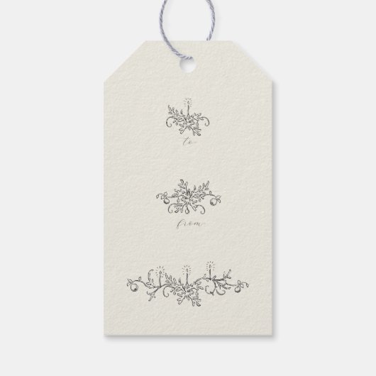 旧世界クリスマスツリー ギフトタグ (裏面)