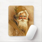 旧世界サンタクロース、ヴィンテージのビクトリア時代の人St.ニック マウスパッド (マウス)