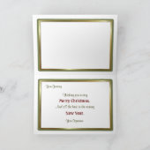 旧世界サンタ-詩 シーズンカード (内部)