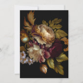 旧世界フローラブライダルシャワー招待 招待状 (裏面)