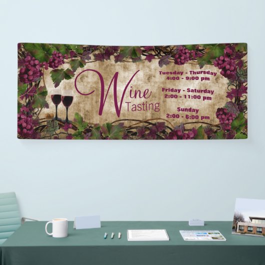 旧世界ヴィンテージワインテイスティング 横断幕 (トレードショー)