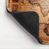 旧世界地図アート – 1481 マウスパッド (コーナー)