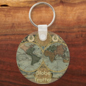 旧世界地図ギフト キーホルダー (正面)