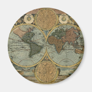旧世界地図ギフト マグネット