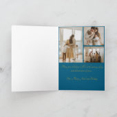 旧世界地図クリスマスツリーカード カード (内部)