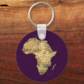旧世界地図デザイナーギフト キーホルダー (正面)