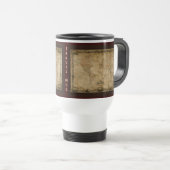 旧世界地図デザイナーギフト トラベルマグ (正面右)