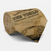 旧世界地図デザイナーギフト ネクタイ (ロール)