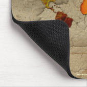 旧世界地図デザイナーギフト マウスパッド (コーナー)