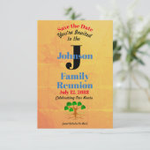 旧世界地図ファミリ懇親会任意の名前、日付 招待状 (スタンド正面)