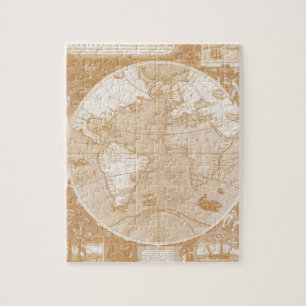 旧世界地図フォトパズル ジグソーパズル