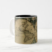 旧世界地図マグス ツートーンマグカップ (正面左)