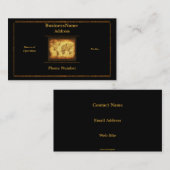 旧世界地図名刺 名刺 (正面/裏面)