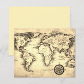 旧世界地図 (正面/裏面)