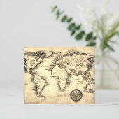 旧世界地図 (スタンド正面)