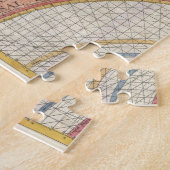 旧世界地図 ジグソーパズル (側面)