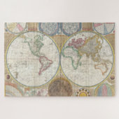 旧世界地図 ジグソーパズル (横)