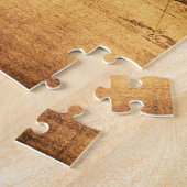 旧世界地図：ステンドパーチメントヴィンテージ ジグソーパズル (側面)