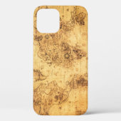 旧世界地図:ステンドパーチメントヴィンテージ Case-Mate iPhoneケース (裏面)